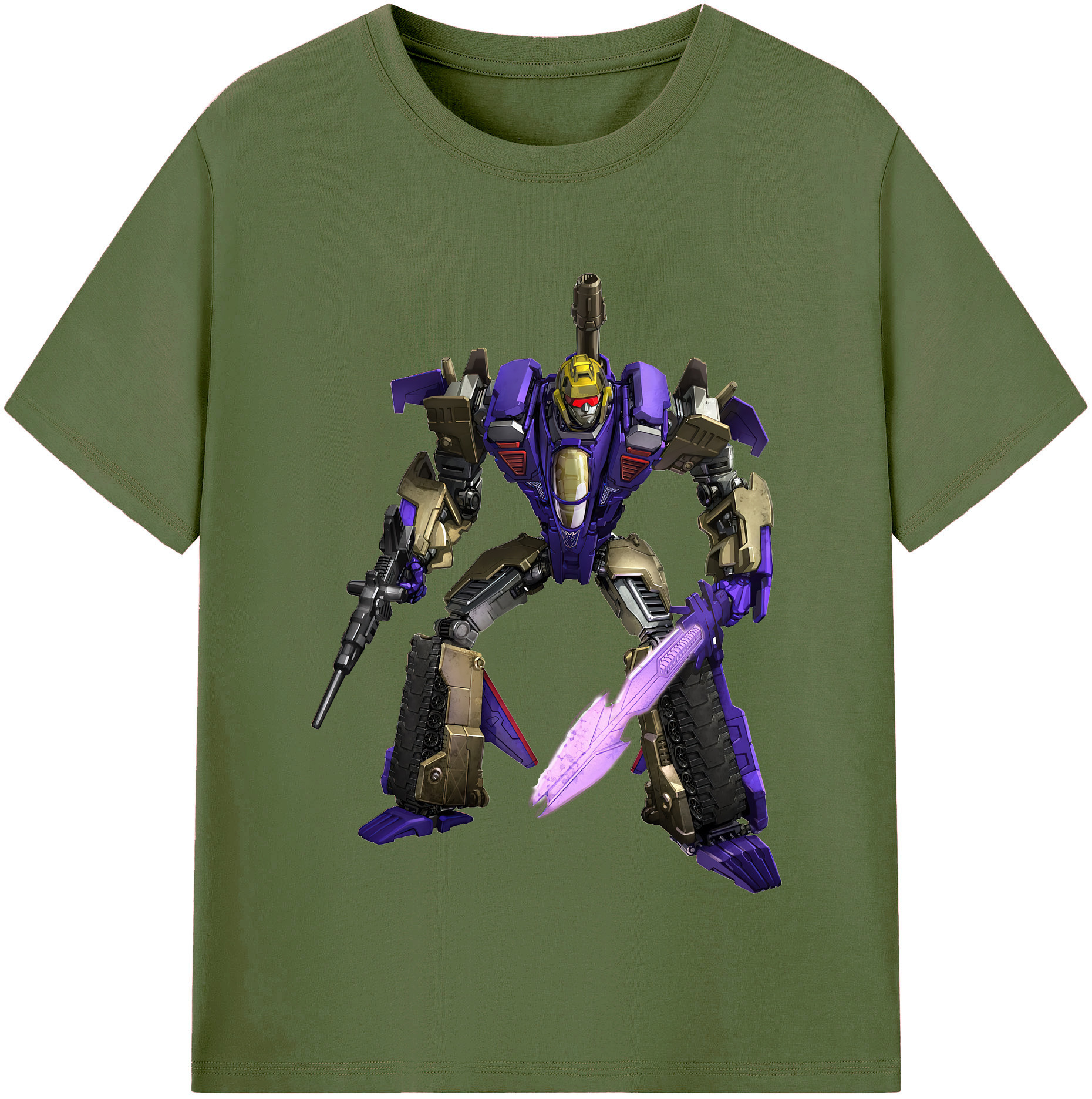 （画像用） Transformers トランスフォーマー 綿100％半袖Tシャツ（フロントプリント）